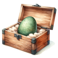 A Magic Box with a Putrid Egg - Magic Item for DnD